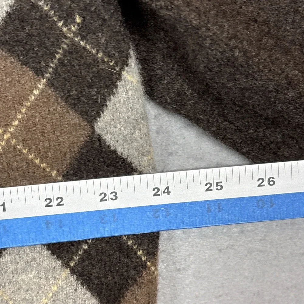 VTG Brooks Brothers Men 100% Scottish Lambs Wool 1/4 Zip Sweater XXL (L/XL 33sl)